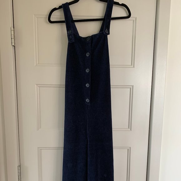 Madewell Texture & Thread Velour Corduroy Overalls - Picture 5 of 6